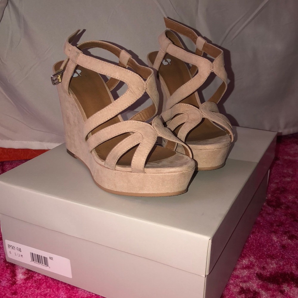 BP Suede Wedges